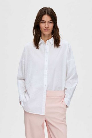 witte oversized met strepen blouse lina-sanni shirt noos 16089629