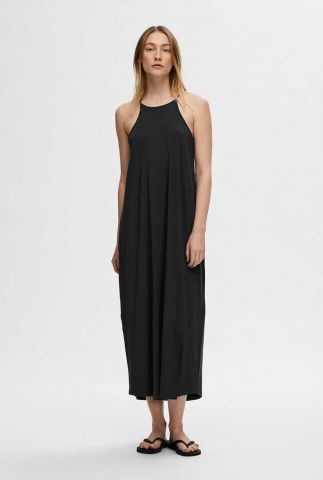 Zwart maxi jurk anola ankle dress