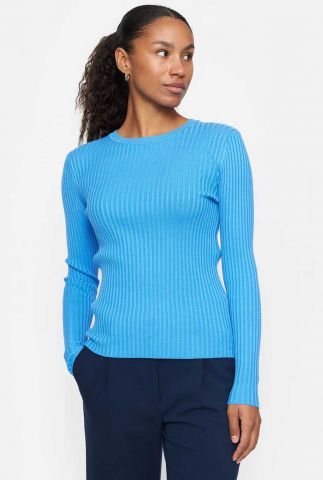 Blauwe longsleeve srnoa knit