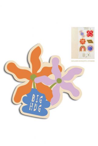 Cut-Out Cards - Flower - Big Hug 1066632 assorti ONE