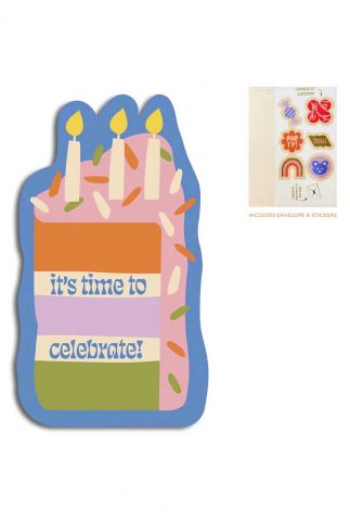 Cut-Out Cards - Cake - It's Time To Celebrate 1066625 assorti ONE