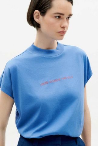 t-shirt WTS00379 blauw S