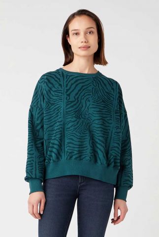Relaxed sweater met print